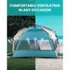 Tente de plage pop-up pour une configuration facile à 4 personnes et une ombre portable Shelter Shelter avec UPF 50 UV Protection Family Tent 240416 240426