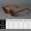 86QB Sonnenbrille Johnny Depp Polarisierte Sonnenbrille Männer Lemtosh Sun Brille Frau Luxusmarke Vintage Acetate Framing Schutzbrille 240416