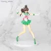 Akcja Figury 5pcs Anime Sailor Moon Figure Model Toy Tsukino Usagi Tuxedo Mask Venus Anime Action Figuras Decor Decor Cartoon Doll 18cm Y240415