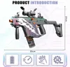 Toys 2024 Toy Gun Gun Electric Toys mousse Auto-manuelle Sniper Rifer Shooting Game Soft Bullet Toy for Kids Boys Adults Gift Gift AirSoft Pistol 240416