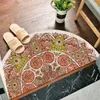 Carpets pailtre antidérapant tapis de plancher boho