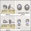 Ustawienia biżuterii Hurtowe kolczyki z płaszczykami S925 SIER KEPER DIY FOR WOMEN FLUTHING CYRKON GIRD Prezent 12 DHORD DHGARDEN DHVXQ