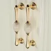 128 mm Gold White Kitchen Cabinet Cleander Mandels