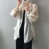 Женская блузская рубашка моды 2024 Летняя корейская версия с длинной глазкой воротнич
