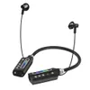 High Aesthetic Live Streaming with Hanging Neck Bluetooth Earphones, Intelligent Voice Control, Digital Display of Level, Ultra Long Battery Life, Noise
