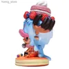 Actie speelgoedcijfers 11 cm anime figuur één stuk Tony Chopper Candy and Crown Version Action Figuur 15e verjaardag verzameling Model Kids Toys Y240415