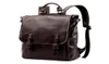 Sac à dos vintage hommes pour adolescents sacs d'école masculine ordinateur portable de grande capacité sac à dos en cuir noir voyage coréen 2542763