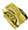 FashionFamous Style 100 Silk Scarves For Woman and Men Solid Color Gold Black Neck Print Soft Fashion Shawl Women Silk Scarf Squ5710716