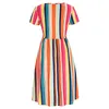 Casual Dresses Mid Dress Women Button Sunmmer Down Women's Skater V With Pickets Neck Ladies Summer Summer