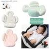 Stroller Parts Accessories Breathable baby seat cushion childrens soft stroller lining head and body support pillow suitable for newborns washable Q240416