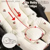 Accesorios de piezas de cochecito suave cochecito para bebés cojín gruesos cojín de asiento de algodón bordado silla cojín transpirable cochecito de cochecito Q240416