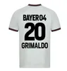 23 24 Bayer 04 Leverkusen Soccer Jerseys Wirtz Boniface Hincapie Hofmann Tapsoba Schick Palacios Frimpong Grimaldo 2023 2024ホームアウェイ3番目のメンズフットボールシャツ