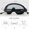 Bijziendheid zwemglazen recept -1.0 ~ -8.0 waterdichte anti -mist zwem brillen siliconen diopter duikbril volwassenen kinderen 240416