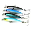 8 stycken fiske locka livtro minnow hårda betar 3d ögon crankbait wobblers carp peaca tackla droppleverans dhuzn