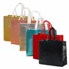 Блестящая складная сумка для магазина складная мешочка экологически чистые сумочки с большой способностью для продуктовой сумки для продуктового магазина.