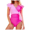 Costume da bagno da bagno femminile estate monokini bikini alla moda di nuoto alla moda per donne costumi da bagno canottini da spiaggia 2024