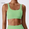 Alignez Beautiful Lu Samless Back Women Yoga Bra, Fiess Running Sports Wear Wireless Raceback Wicking Compression Support Bra Lemo