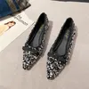 Casual Shoes ZOOKERLIN Slingback For Women Flats Women's Pumps Rhinestone Sequin Style Ball Vintage Sandals Spring Summer 2024