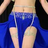 Stage Wear Dancer Belly Leg Chain Handmade Perm Diamond Performance Ornamenten Oosterse danszakken kettingaccessoires Prop