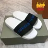 Nuovo Designer Slides Slipper Lettere Slifor per uomini Donne Black White Hot Fashion Hot Unisex Pool Flip Flip Flip