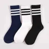 Сексуальные носки мужские и женские классические носки полосатые японские департаменты в стиле спортивных студентов Черно -белые чулки 1 пара 240416