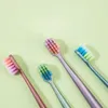 Nouvelle brosse à dents de cheveux à cheveux molle ultra-fine Brosse à dents de voyage portable avec boîte à fibre douce brosse à dents orale