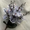 Fiori decorativi fascio di fiori artificiale Magnolia Autunno casa Outdoor Decorazione del giardino Farebbe