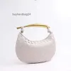 Lady Shark Woven Purse Bottgas Venetas Bag Classic Bags Tote 2024 Soft Leather Handbag Cow Sardine stor kapacitet Casual Hand Carrying Underarm Handbag MP65