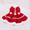 Собачья одежда Рождественская домашняя одежда платье для маленьких собак косплей кошка причудливая принцесса щенка для юбки Санта -Клаус костюм
