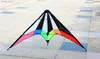 Neu angekommen 48 Zoll Rainbow Professional Double Line Stunt Kite mit Griffen und einer gut gestalteten Flugfabrik Ausgang Y240416