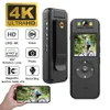 울트라 HD 4K 미니 카메라 WiFi 휴대용 소형 디지털 비디오 레코더 Bodycam Night Vision Miniature Camcorder 240407