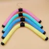 TODOS 30 PCS Colorido esponja flexible para adultos para adultos Children Child Hanger Rack de espuma ajustable 2585978