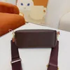 Yeni zincir mini çanta michael kadar kadın flep crossbody omuz çantaları kadın çanta çanta lüks çantalar pvc tuval gerçek deri eski çiçek altın donanım