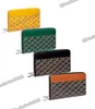 Portefeuille de cartes de sac à main en cuir long en cuir avec boîte Luxurys célèbre Designer Single portefeuille Men de femmes COIN LAMBSKIN MIN2211967