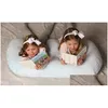 Kuddar Antispitting Feeding Pillow Twin Baby Nest Cudions ammande ammar 230531 Drop Delivery Dhoik