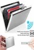 AntiScan RFID 1 PC Aluminum Metal Credit Card Holder Slim Blocking Wallet Case Business Card Protection Holder Case7328679