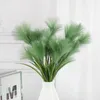 Fleurs décoratives 5pcs 56 cm FaUTS Pampas Grass Flower Decorations For Home Garden Outdoor avec feuille de feuille