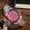 ST9 Watch U1 Mens Automatyczne ceramiki mechaniczne zegarki 40 mm pełne stali nierdzewne ślizgowe zegarowe zegar Sapphire Super Luminous