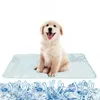 Summer Dog Cooling Mat Reusable Soft Comfortable Breathable Wear Resistant Washable Pet Pad Household Supplies 240416