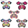 Вводы Toys 10 Magic Folding Butterfly Surpry Boxes в книге - резиновая полоса с питанием волшебных летающих игрушек Сюрприз с бабочками с бабочкой y240416