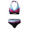 Kobiety pływackie dla kobiet z szortami wyściełanymi kobietami rozmiar Swimjupmsuit Bikini Beachwear nadruk kąpielowy kostium kąpielowy Koszulki dla chłopców