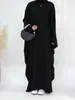 Vêtements ethniques Ramadan Dubaï femmes coton lin khimar abaya arabie saoudienne dinde islam musulman maxi modeste robe kebaya robe femme musulmane