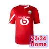 23 24 LILLE MENS SOCCER JERSEYS Fonte J. Martin R. Sanches Bamba J. David Andre T. Weah Onana M. Bayo Home Away Football Shirt Uniforms