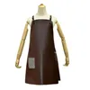 Cutting Cape Barber Apron Woman Hairdressing Cloth Anti-Static Salon Hairstylist Pinafore Salesperson Professional Leather Smock Bib 2 Otyvh