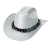 Bérets Femme Cowboy Chapeaux Couleurs simples pour le printemps Hiver Elegant Lady Prom Proms Party