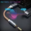 Усилитель усилителя hifi DAC Усилитель USB Тип C до 3,5 мм Audio Adapter Headpater 32 -битный 384 кГц цифровой декодер Aux Converter