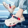 Slippels Men Dames Summer Beach Sandals Gardenschoenen Street Sandaal Vakantie Slip-on Eva Mixed Colors Sides Paar 35-46