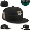 Ball Caps Designer Hats dopasowany Kapelusz baseballowy All Teams Logo Adt Cotton Flat Hafdery Men Snapbacks Athletic Street Outdoor Dhkjf