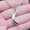 ペンダントネックレス1PCS MOON MALE NECKLACE電話電話ジュエリー素材手作りチェーン長43 5cm