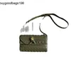 Bottegnetas andiamo Clutch Bag 2024 Nuovo Springsummer di alta qualità Vintage vera in pelle venata Populante rete di beni europei una spalla Crossbody Smal